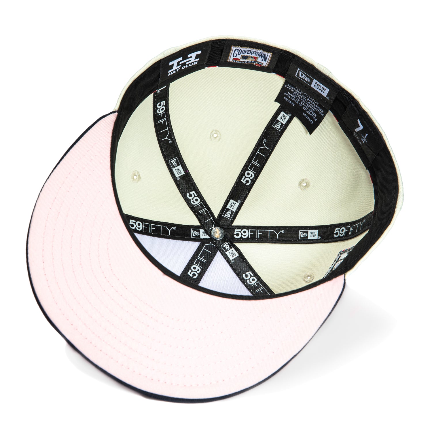 New Era 59Fifty San Francisco Giants 2007 All-Star Game Patch Script Baseball Cap - White & Black Barbershop Style Hat for Men's Fashion & Sports Fans