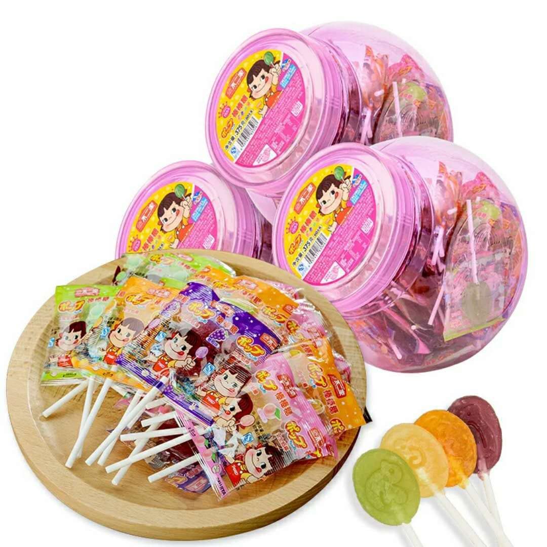 60 Cans Assorted Fruit Flavor Lollipops - Milk, Chocolate & Multi-Flavored Candy (180 Sticks) | Bulk Wedding Favors, Kids Party Treats & Everyday Snacks