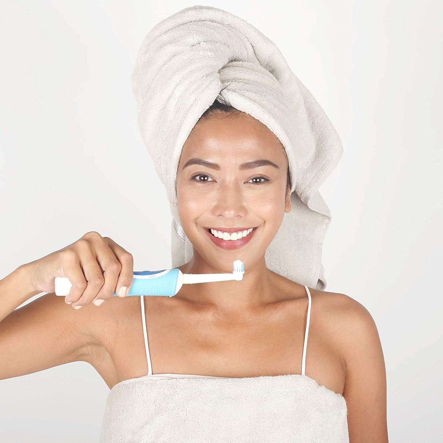 Oral-B Dual Clean Replacement Brush Heads, 8-Pack - Generic Dual Head Electric Toothbrush Heads Compatible with Oral-B Electric Toothbrushes - Perfect for Daily Oral Care & Travel