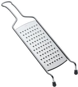 Rosle Stainless Steel Medium Grater - 4-Sided Kitchen Cheese Grater for Parmesan, Cheddar & Vegetables - Perfect for Cooking, Baking & Salad Prep