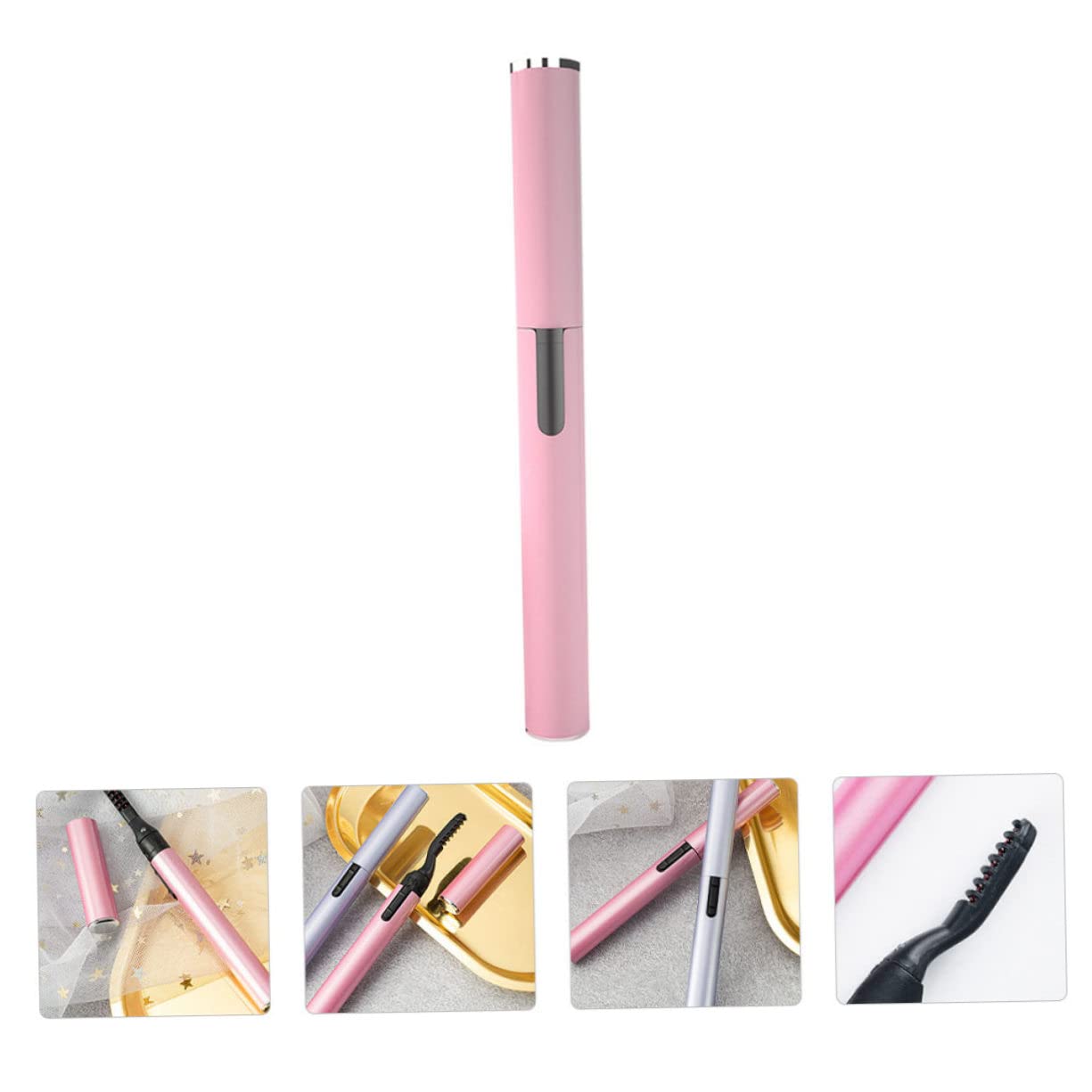 FOMIYES Battery-Powered Heated Eyelash Curler - Automatic Lash Lifting Brush with Travel-Friendly Compact Design - Perfect for Home Use, Travel & Professional Makeup Application