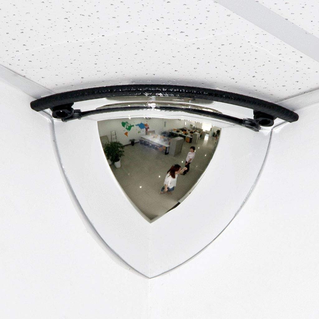 FXLYMR Unbreakable Acrylic Convex Traffic Safety Mirror - 90° Panoramic Viewing Angle for Shops, Offices & Factories | Durable Security & Inspection Mirror for Parking Lots, Warehouses, Retail Stores & Industrial Areas