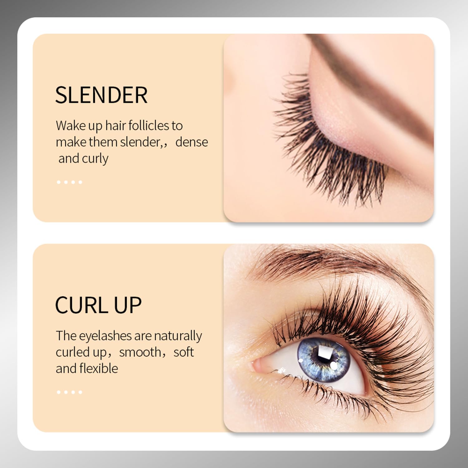 **Eyelash Growth Serum for Longer, Fuller Lashes – 2 Pack | Natural Lash Enhancer with Curling Effect | Perfect for Daily Use & Special Occasions**
