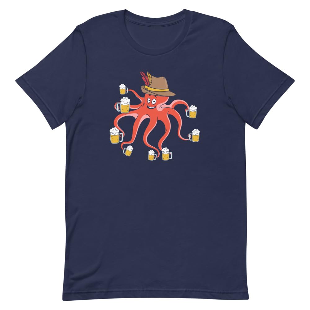 Funny Octopus Fermented Alcohol Drink Blanket - Humorous Navy Blue Letter Design for Parties, Gifts & Home Decor