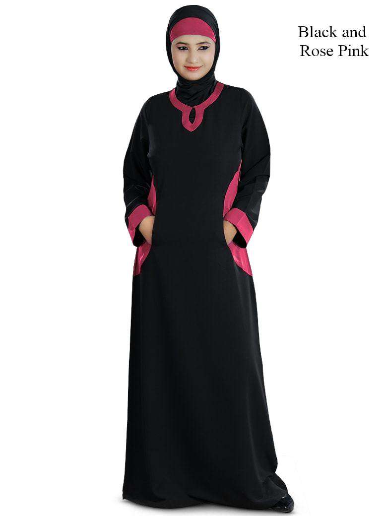 Elegant Daria Abaya for Women - Modest Muslim Prayer Dress - Perfect for Prayer, Mosque, and Special Occasions