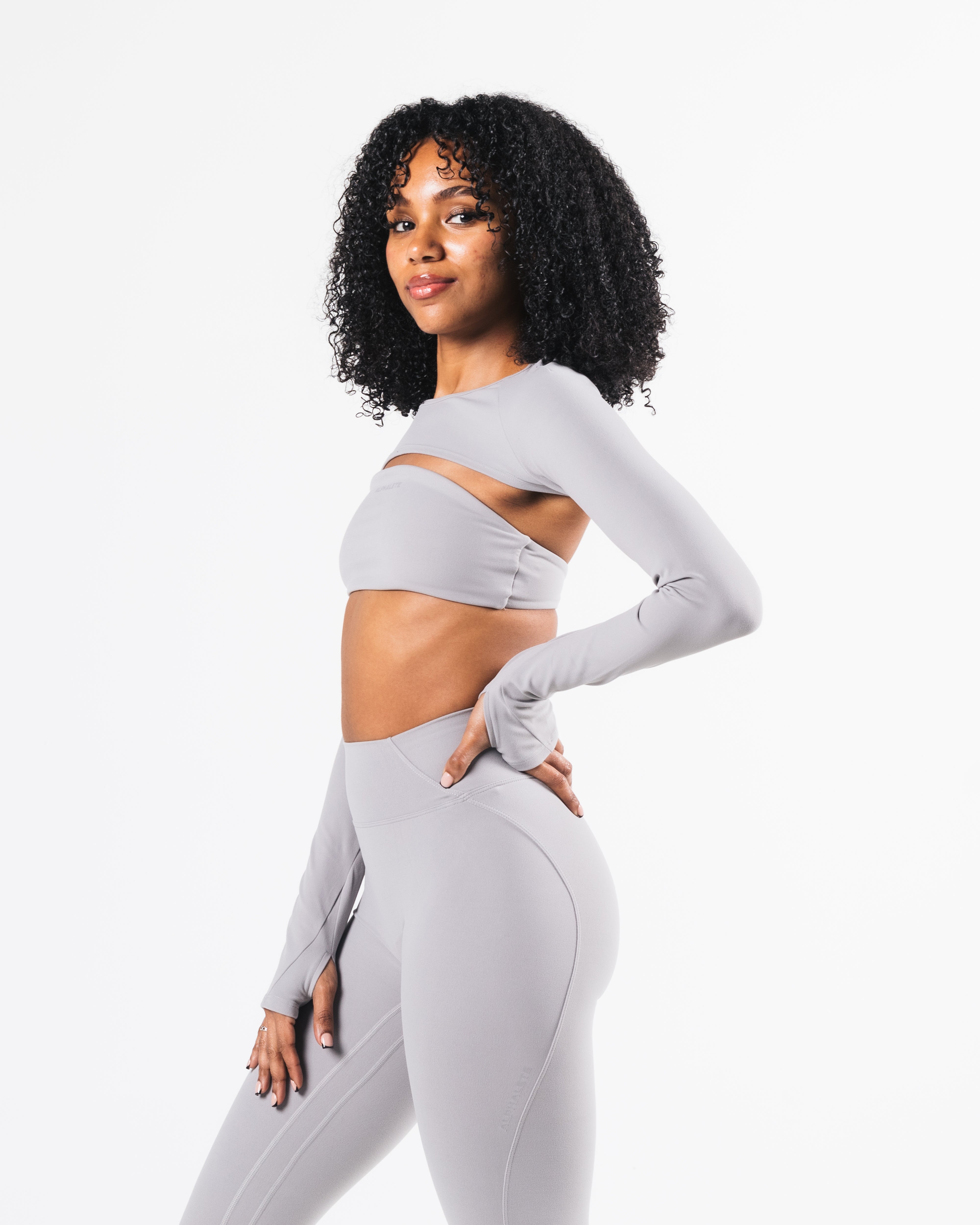 Aura Long Sleeve Shrug - Stylish Smoke Color for Women | Perfect for Layering, Office Wear & Casual Outfits
