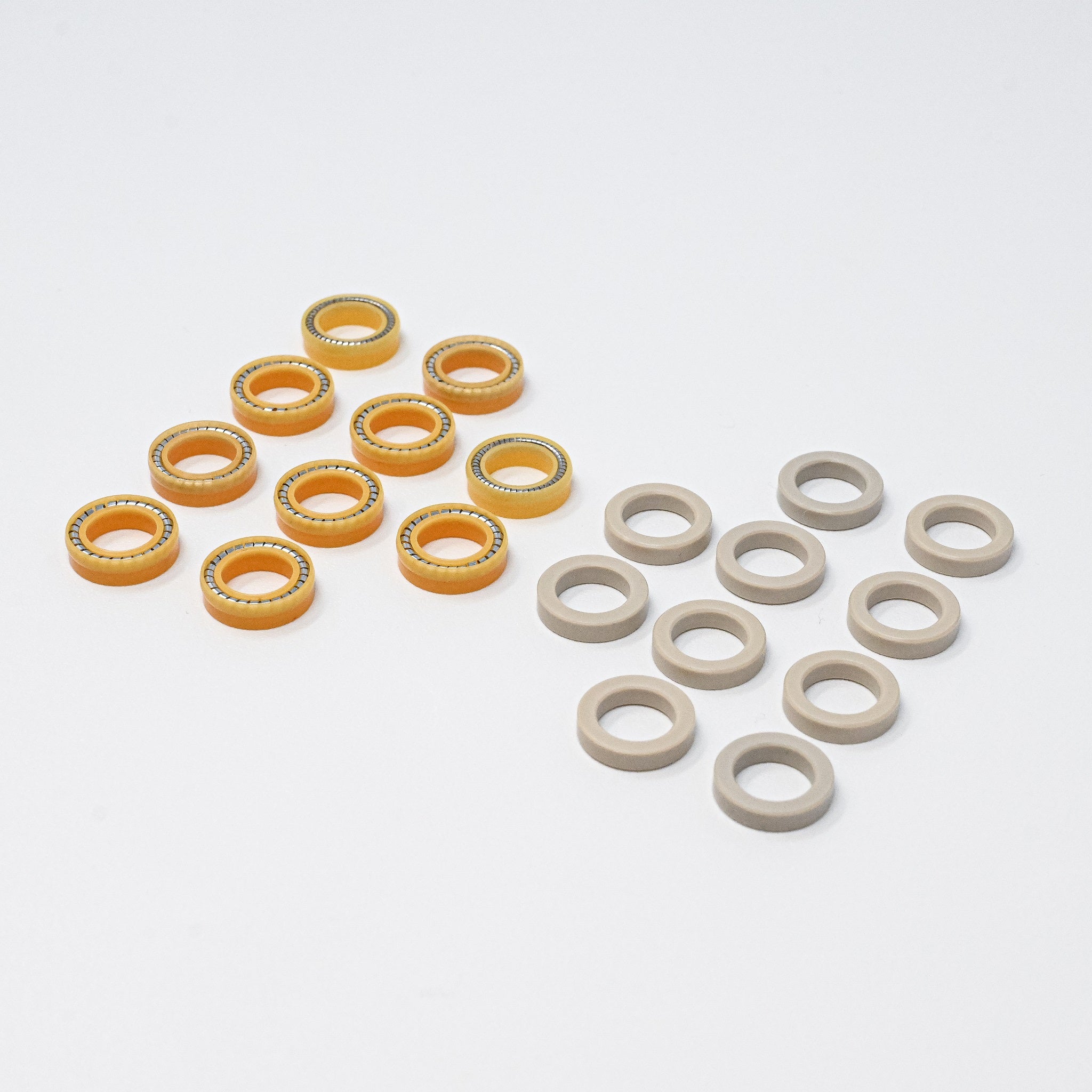 3/8 Inch Stainless Steel Flangeless Standard Seals - Pack of 10 - Perfect for Plumbing, Hydraulic Systems & Industrial Pipe Connections