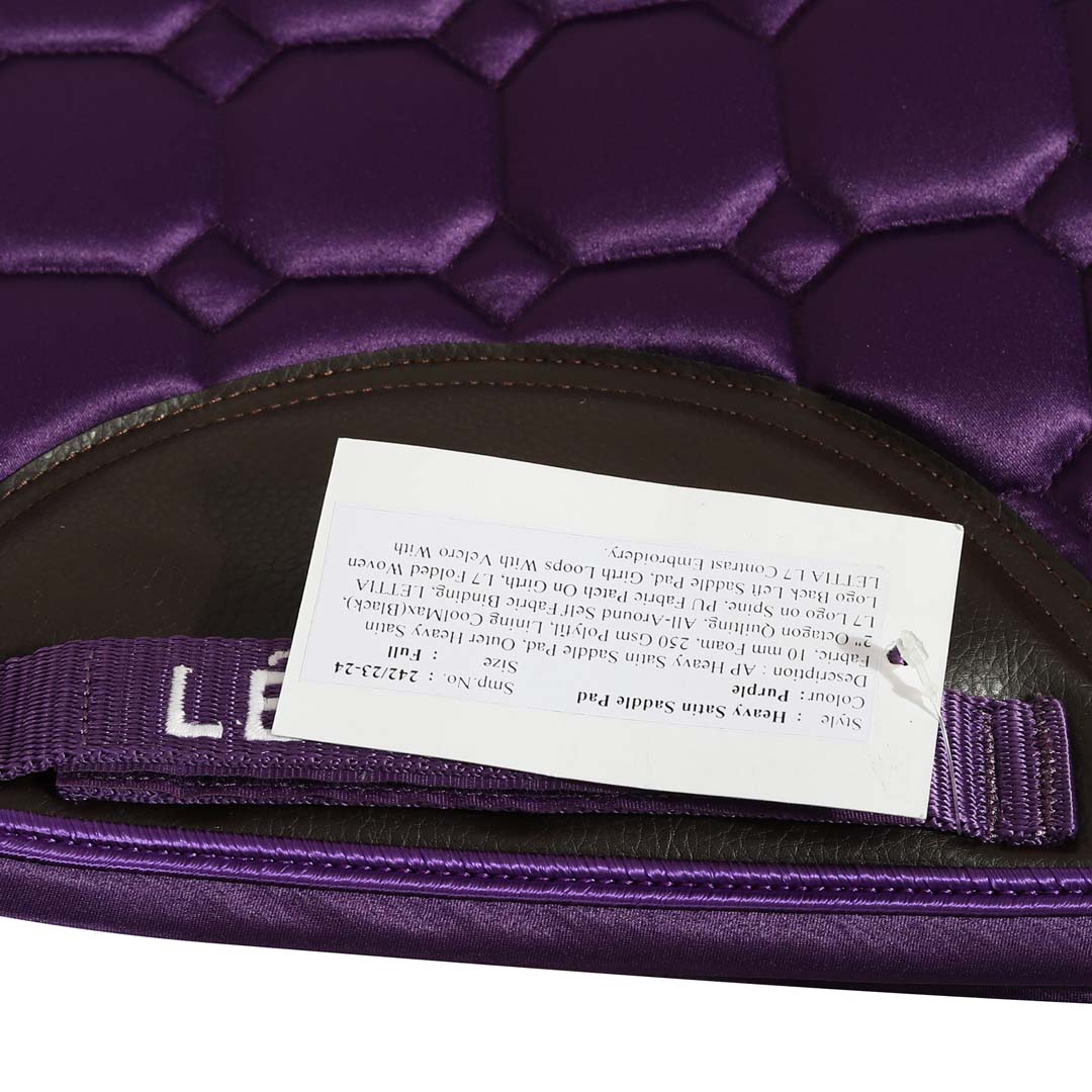 Lettia Infinity Collection All Purpose Saddle Pad for Horses - Durable & Comfortable Equestrian Riding Pad for Training, Show, and Trail Riding