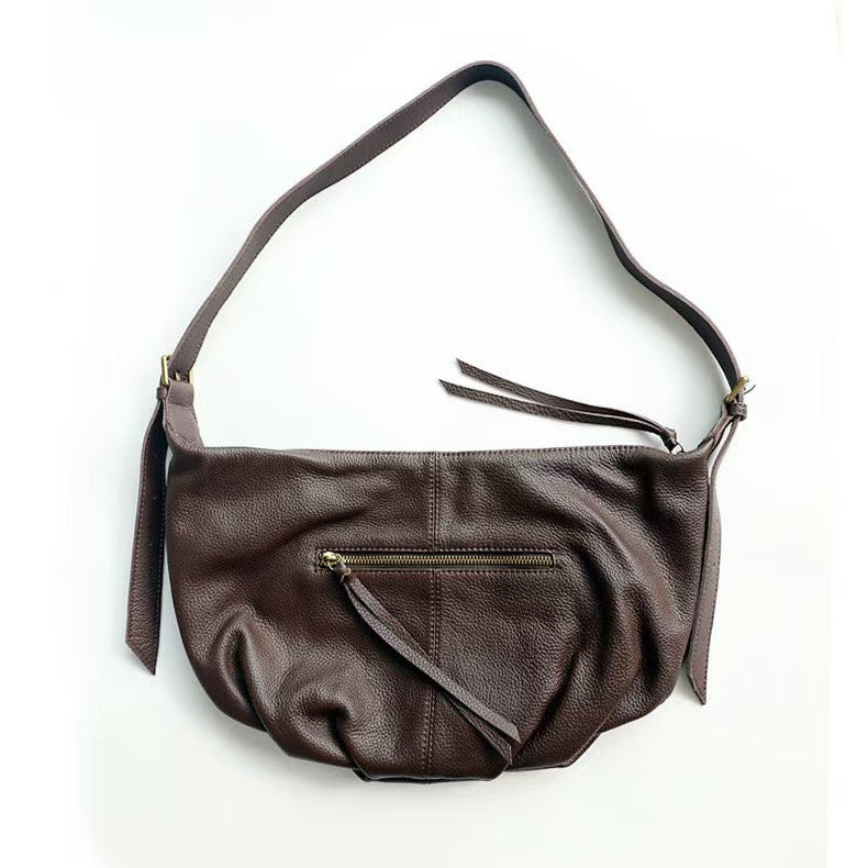 Stylish Curved Shoulder Bag for Women - Fashionable Everyday Crossbody Purse - Perfect for Work, Travel & Shopping