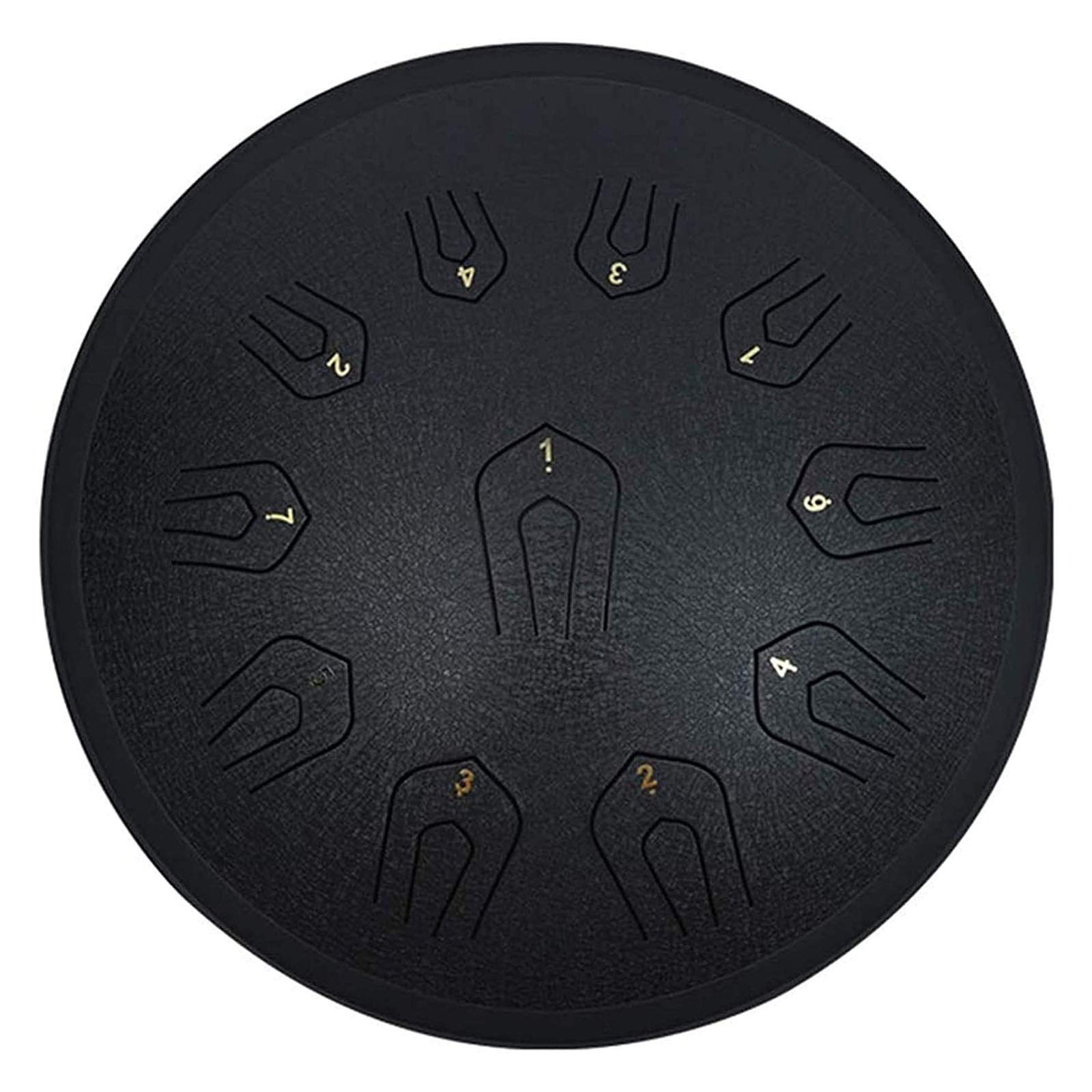22 Note Steel Tongue Drum | Professional Handpan Drum in D Major | Chakra Tank Drum with Travel Bag for Yoga, Meditation & Music Therapy | Perfect for Sound Healing, Relaxation & Musical Performances (Black)