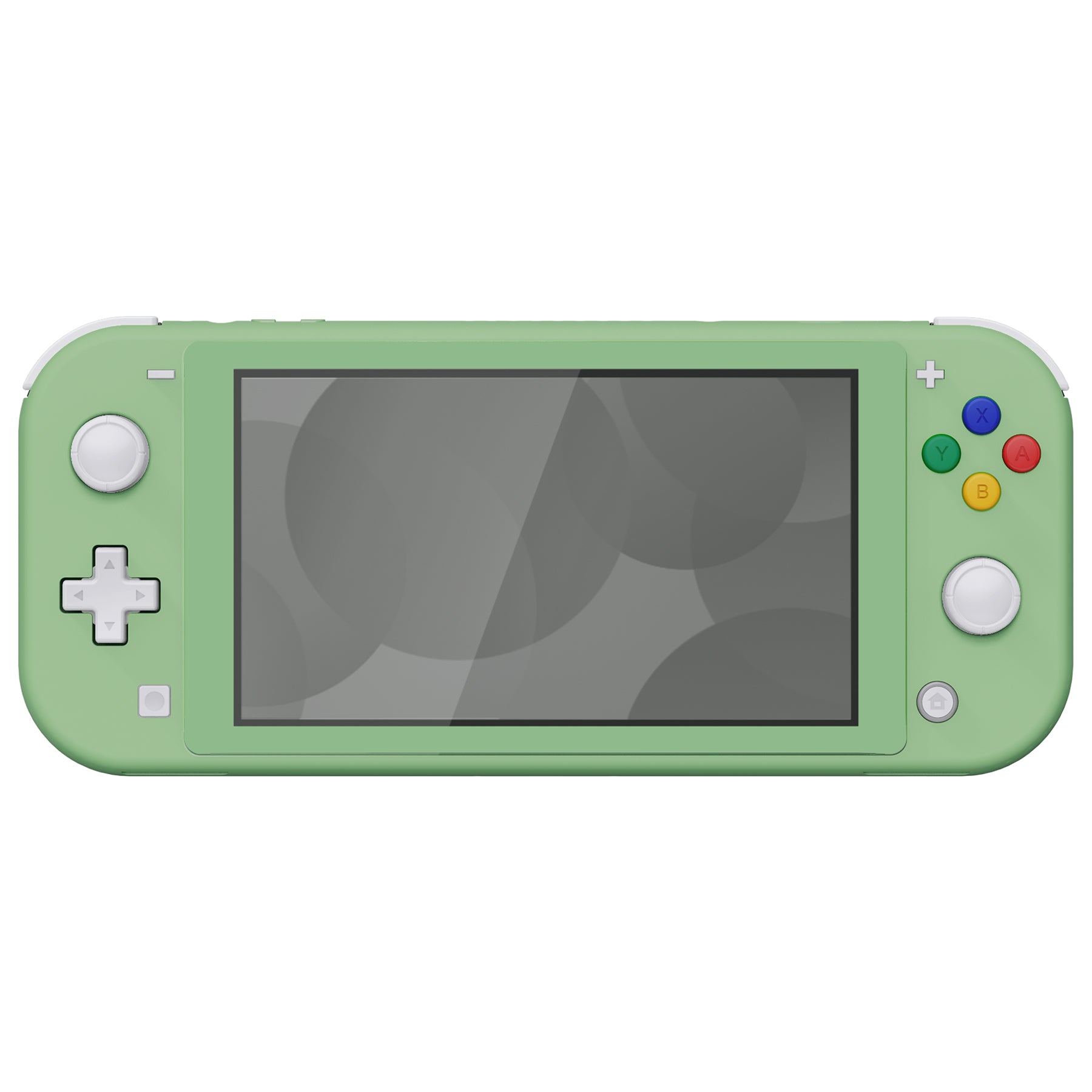 eXtremeRate Matcha Green DIY Replacement Shell for Nintendo Switch Lite - Custom Controller Housing with Screen Protector | Durable Case Cover for NSL Handheld Console | Perfect for Gaming Enthusiasts & DIY Modders