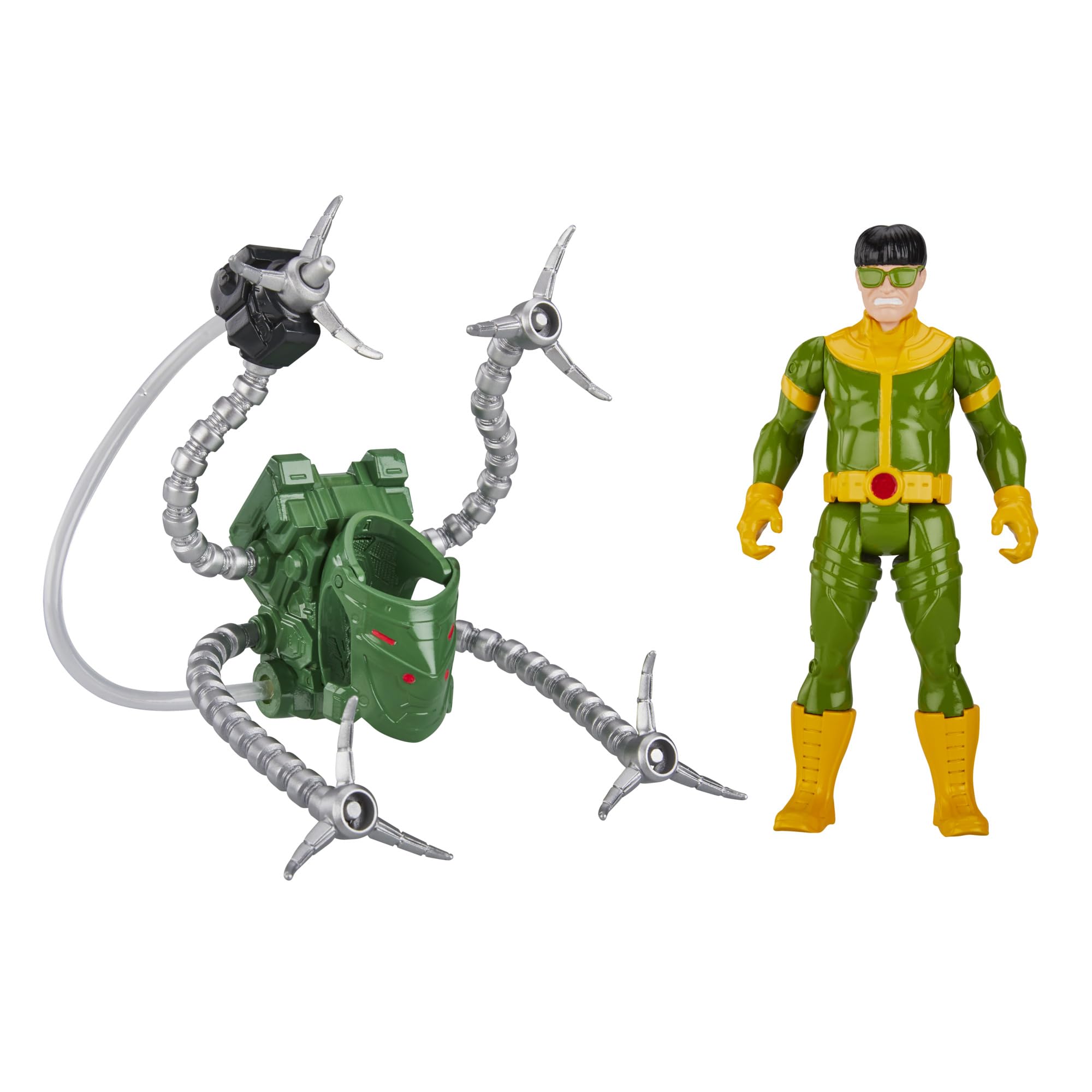 Marvel Spider-Man Aqua Web Warriors 4-Inch Doc Ock Action Figure with Refillable Water Gear Accessory - Collectible Toy for Kids Ages 4+ - Perfect for Playtime, Birthday Gifts & Superhero Battles