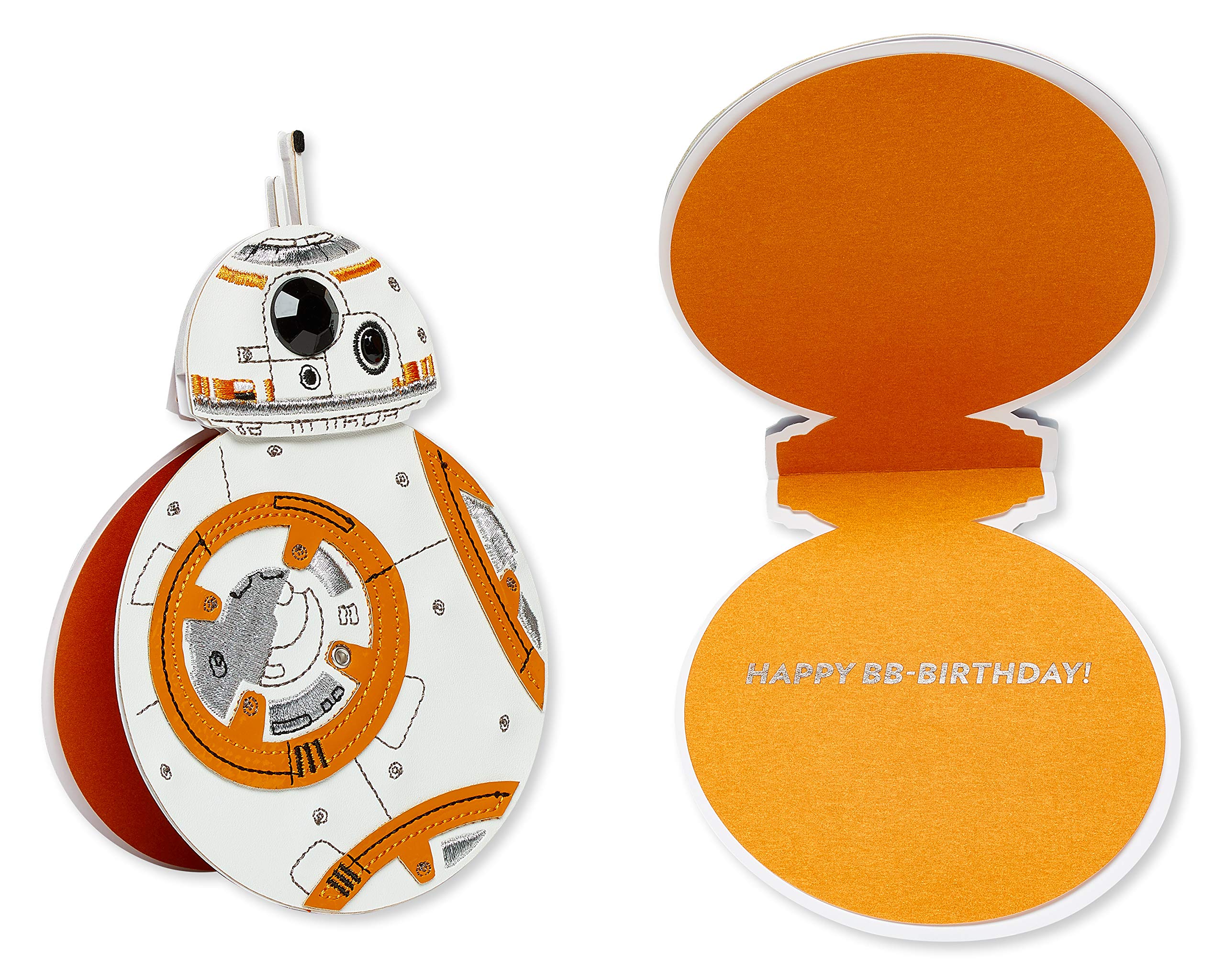 Star Wars Birthday Cards Set - BB-8 & Yoda Themed Greeting Cards (3-Pack) | Perfect for Star Wars Fans, Birthday Parties & Collectors