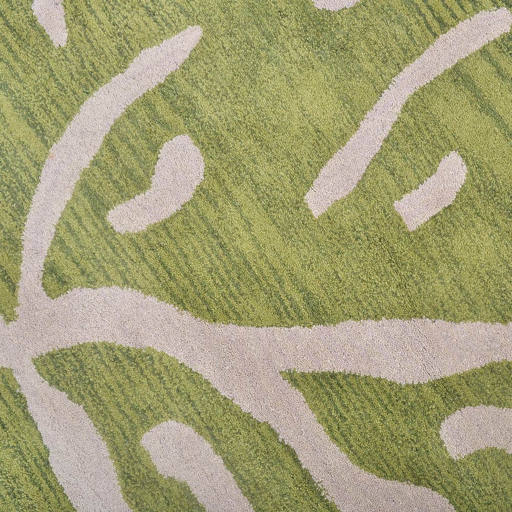 Premium Protea Hand Tufted Wool Rug - Soft Non-Slip Living Room Carpet for Bedroom, Nursery & Home Decor