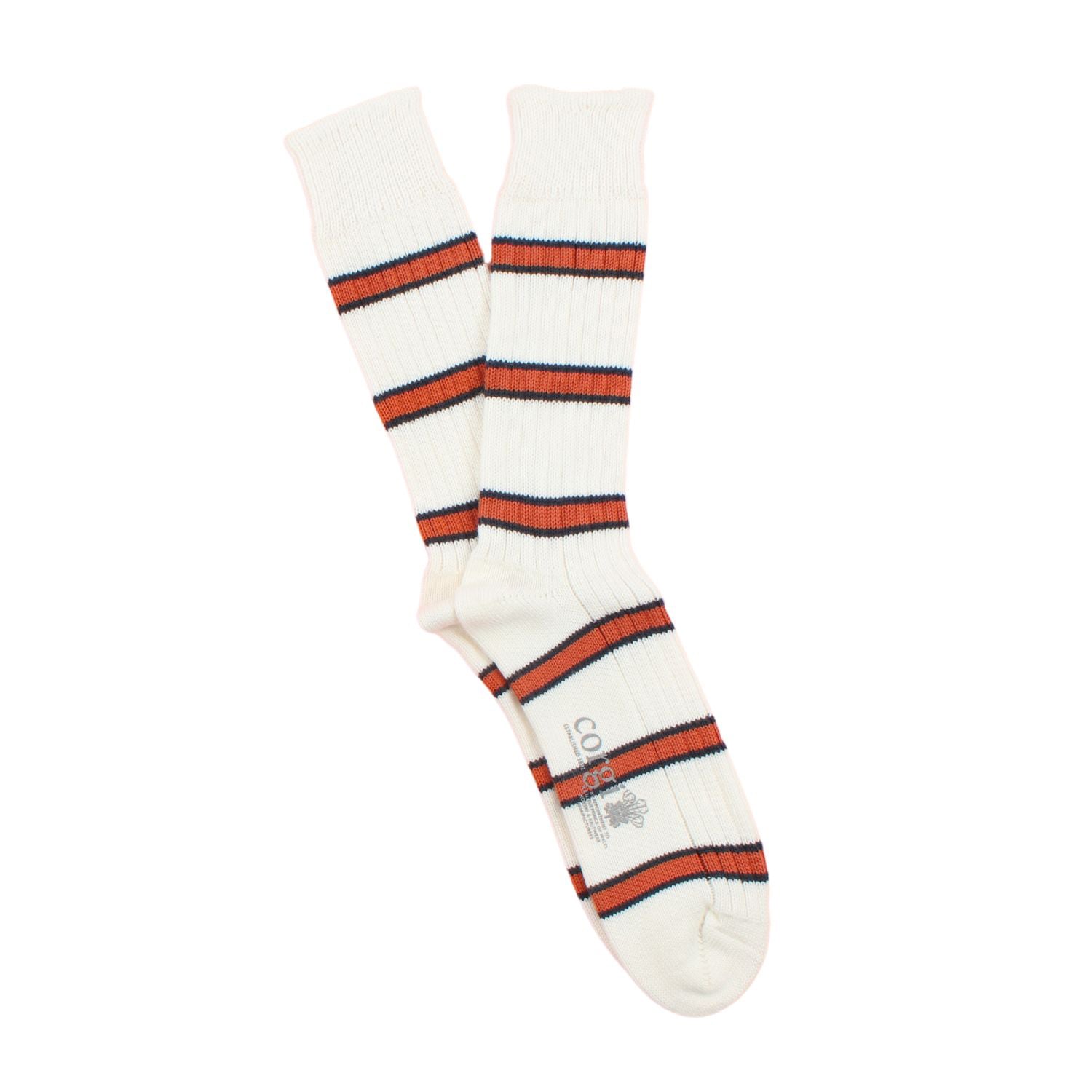 Men's Military Stripe Pure Cotton Socks - Breathable & Durable Casual Socks for Outdoor, Hiking, and Everyday Wear
