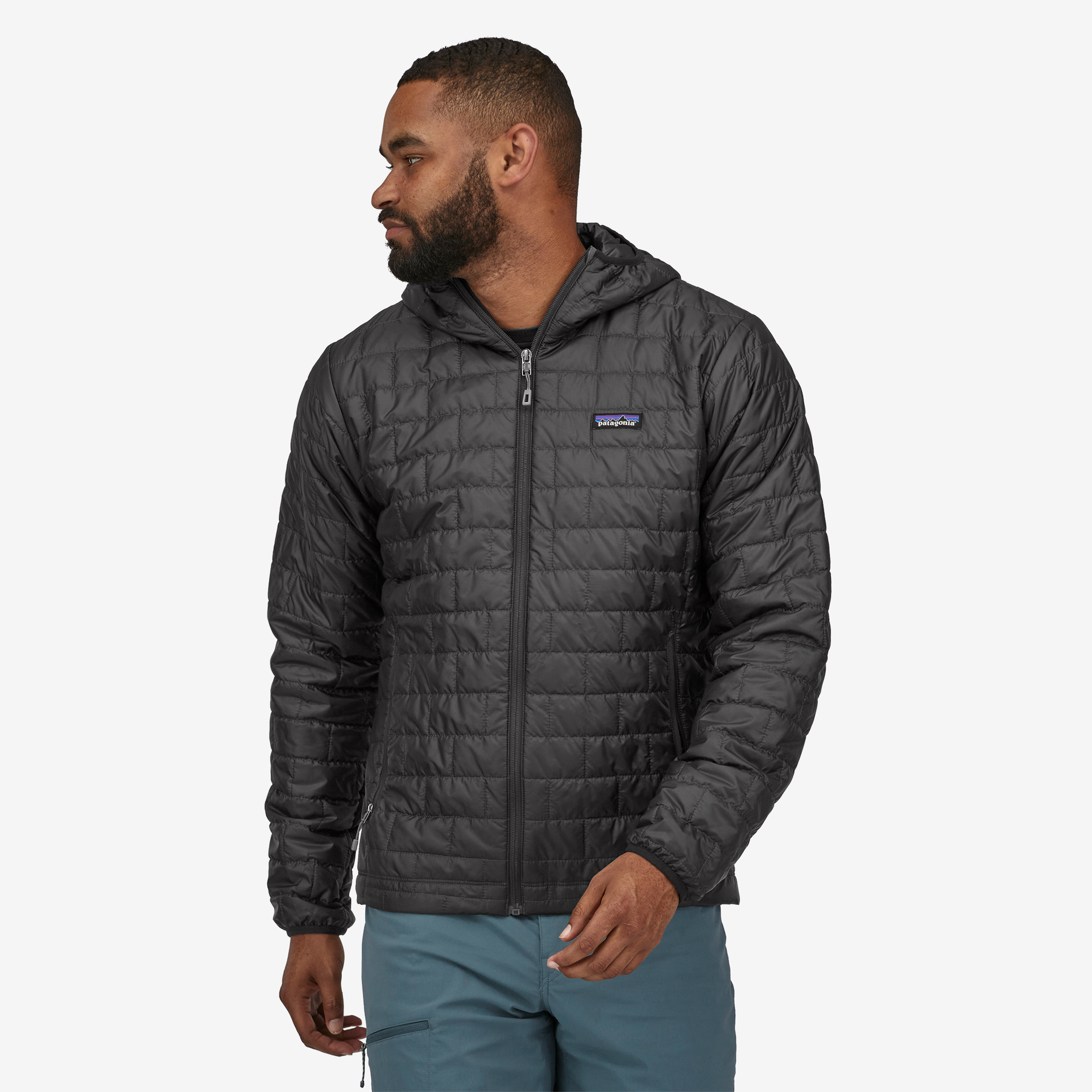 Men's Nano Puff® Hoody - Lightweight Insulated Jacket for Outdoor Activities | Water-Resistant Winter Coat for Hiking, Camping & Everyday Wear