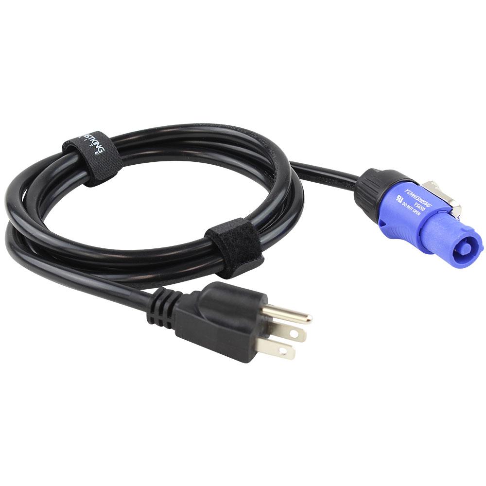 Blastking C1PCON 3 Pin AC Power Plug to Powercon Cable - Professional Audio Equipment Power Cord for Stage Lighting & DJ Gear