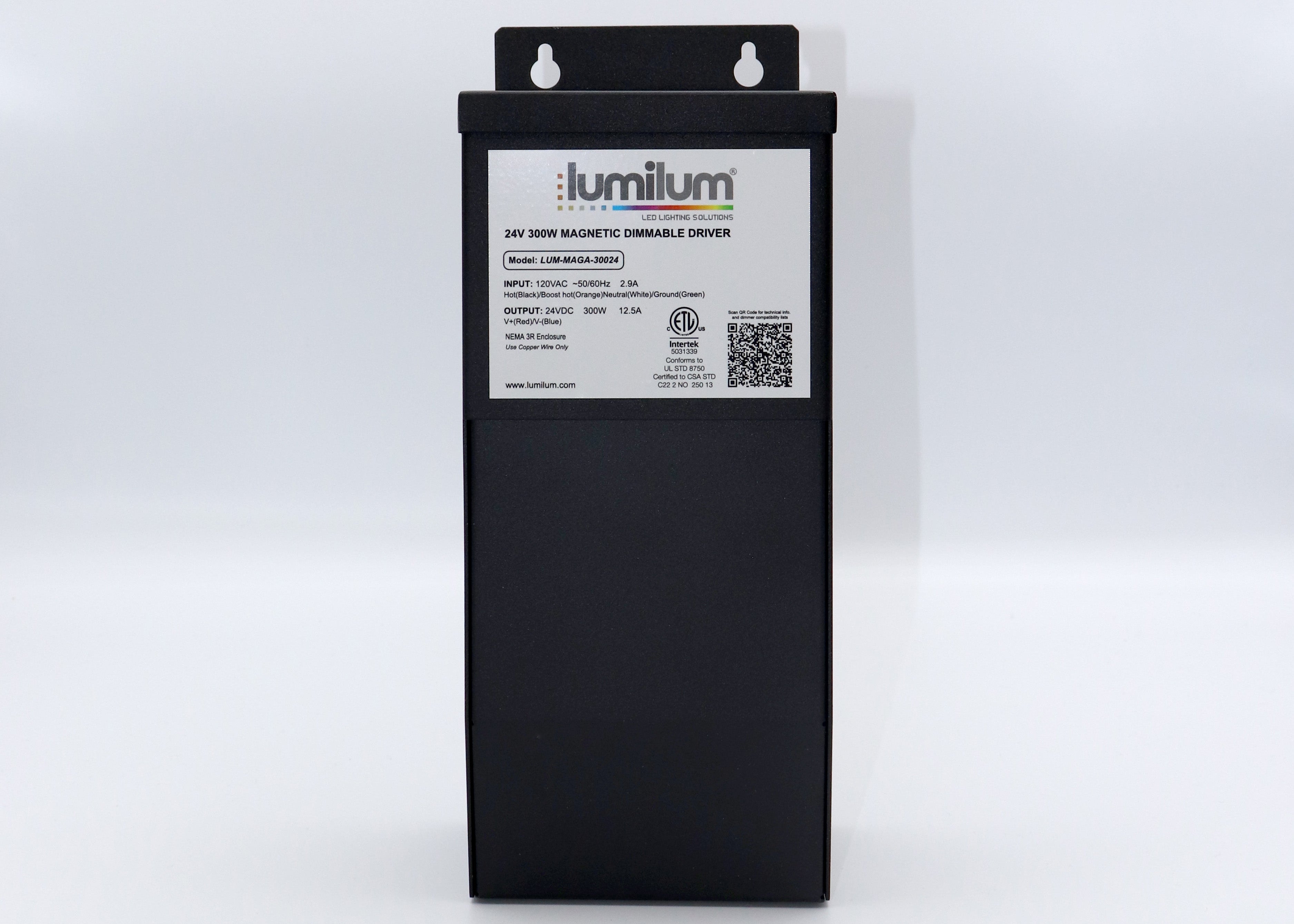 24V LED Magnetic Driver 40W 60W 96W 150W 200W 300W - Waterproof Power Supply for LED Strip Lights, Signage & Cabinet Lighting