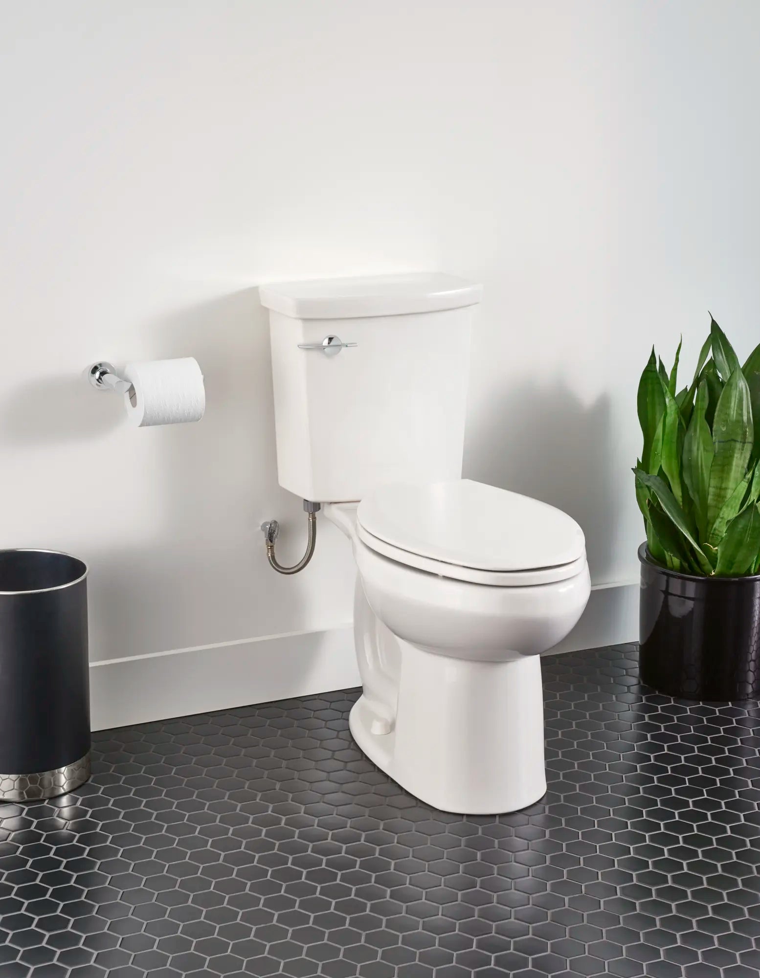 H2Option® ADA Compliant Dual Flush Elongated Toilet - 1.28/0.92 GPF (4.8/3.5 LPF) - Chair Height Water Saving Design - Perfect for Modern Bathrooms & Small Spaces