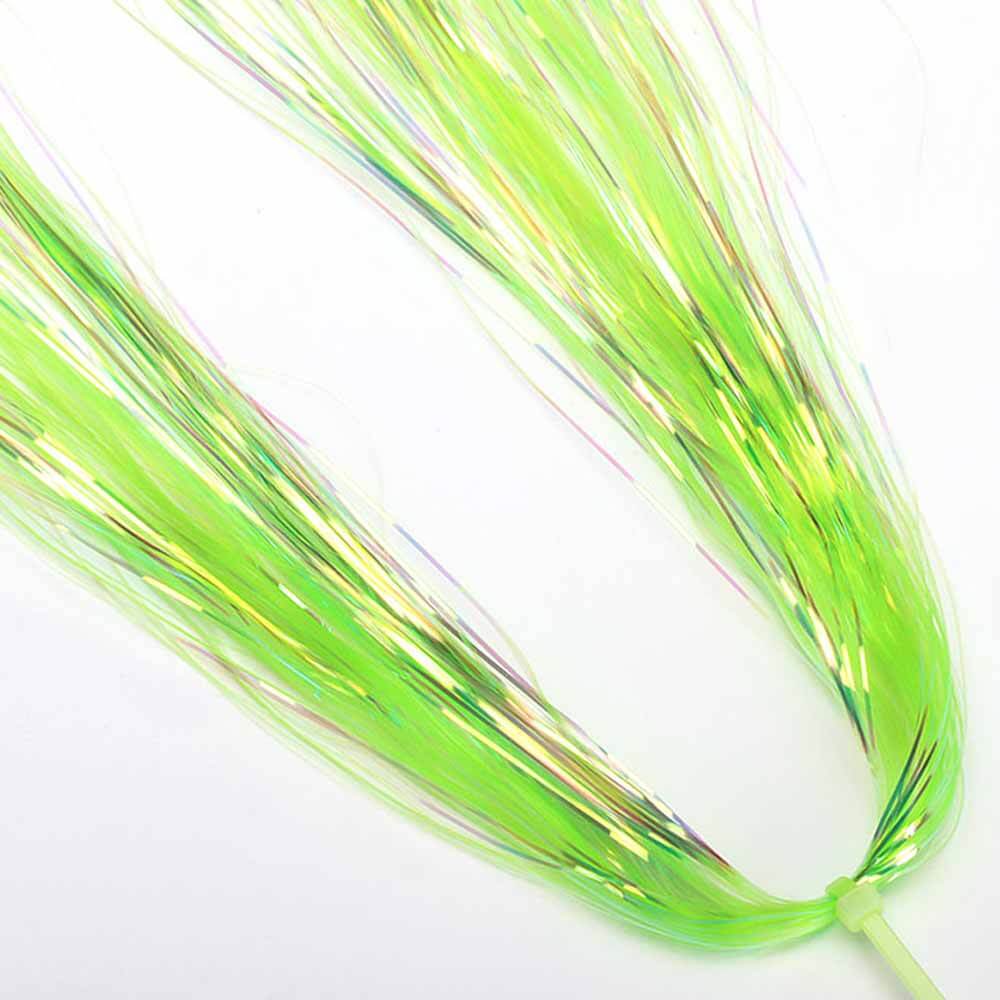 Hedron Dyed Pearl Flashabou Magnum - Premium Fishing Lure Material for Fly Tying & Bass Fishing Accessories - Perfect for Streamers, Jigs, and Saltwater Flies