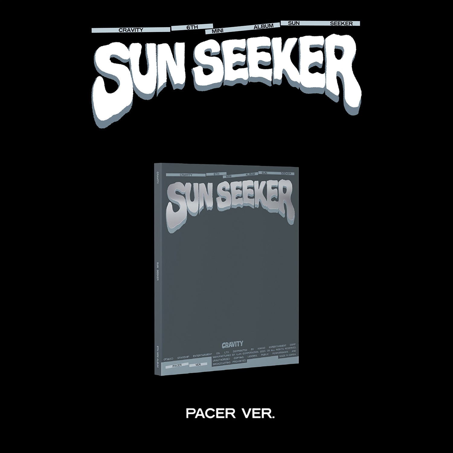 CRAVITY 6th Mini Album 'SUN SEEKER' - K-Pop Music CD with Photobook & Poster - Perfect for K-Pop Fans, Collectors, and Gift Giving