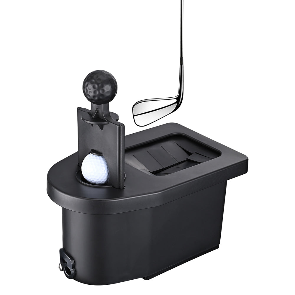 Premium Golf Club Cleaner & Ball Washer - No Drilling Brackets for Easy Installation | Perfect for Home Practice, Driving Range & Club Maintenance