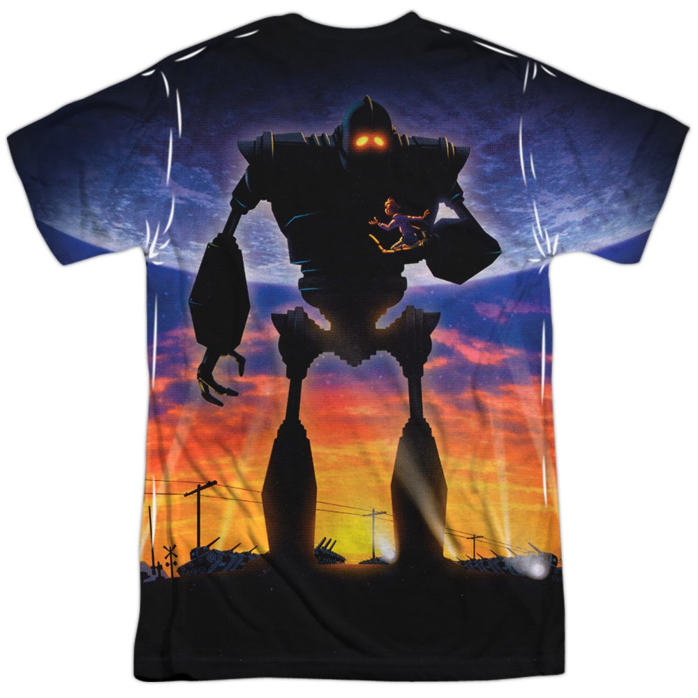 Trevco Men's Iron Giant Graphic T-Shirt - Soft Cotton Tee for Casual Wear, Movie Fans & Pop Culture Enthusiasts