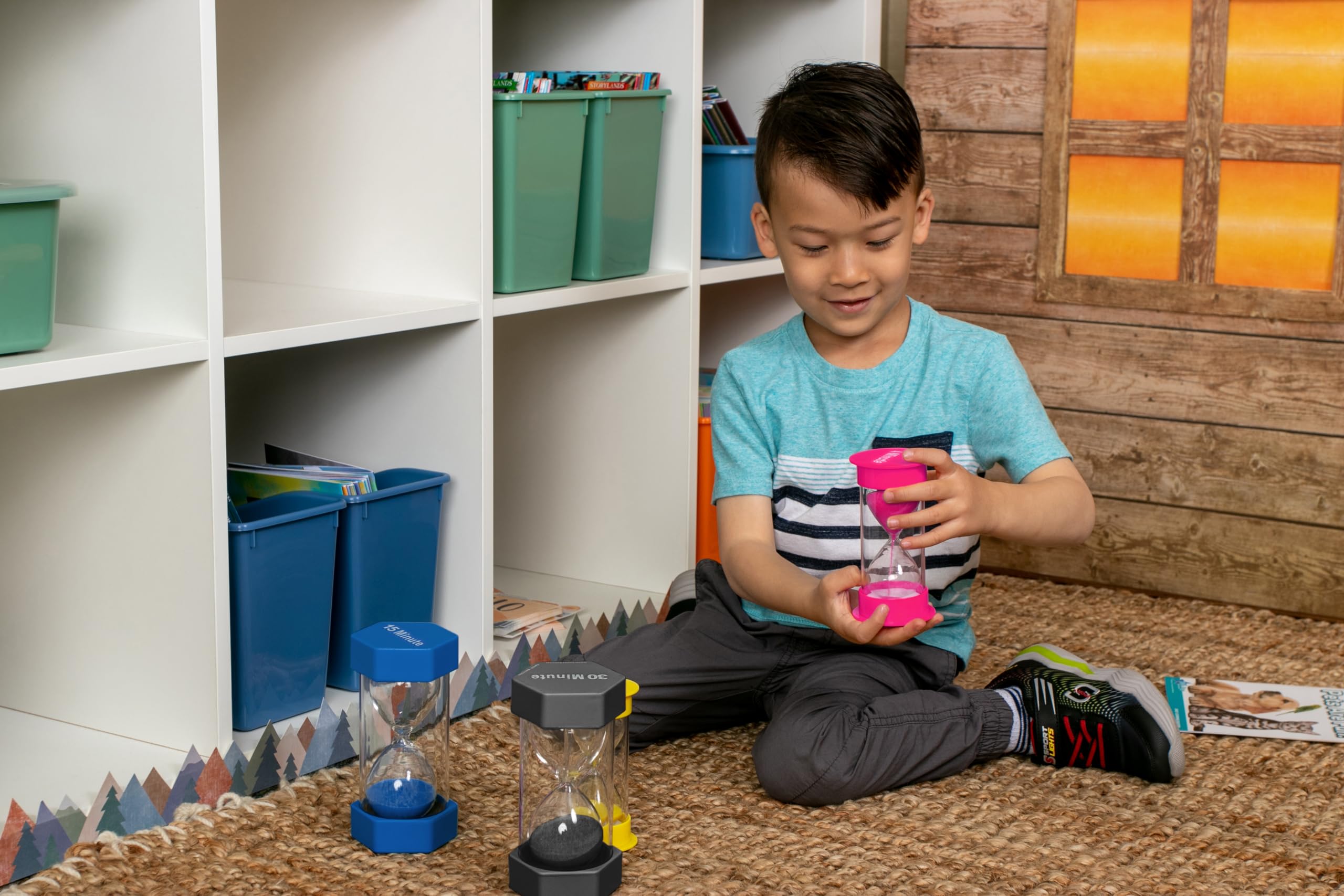 Teacher Created Resources Large 15 Minute Sand Timer (TCR20886) - Perfect for Classroom Activities, Games, and Time Management