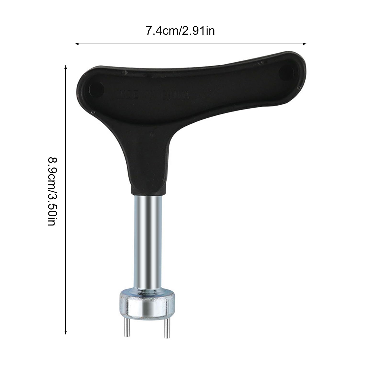 Universal Golf Spikes Wrench Remover Tool - 2 Pin Cleat Tool for Golf Shoes | Perfect for Changing Spikes on Golf Course or Driving Range