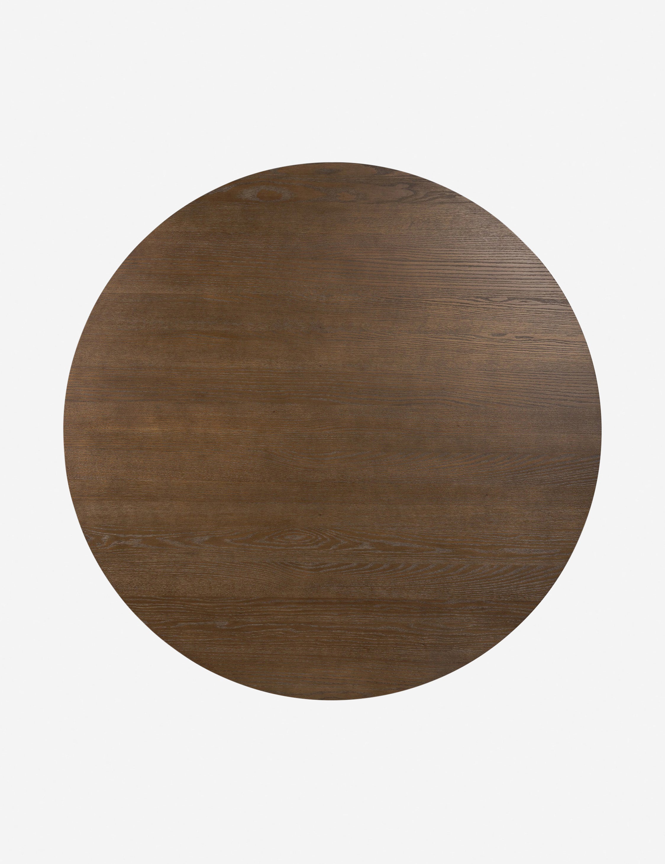 Eastman Round Dining Table by Amber Lewis x Four Hands - Modern Wooden Dining Table for Kitchen, Dining Room, Breakfast Nook - Perfect for Family Gatherings & Dinner Parties