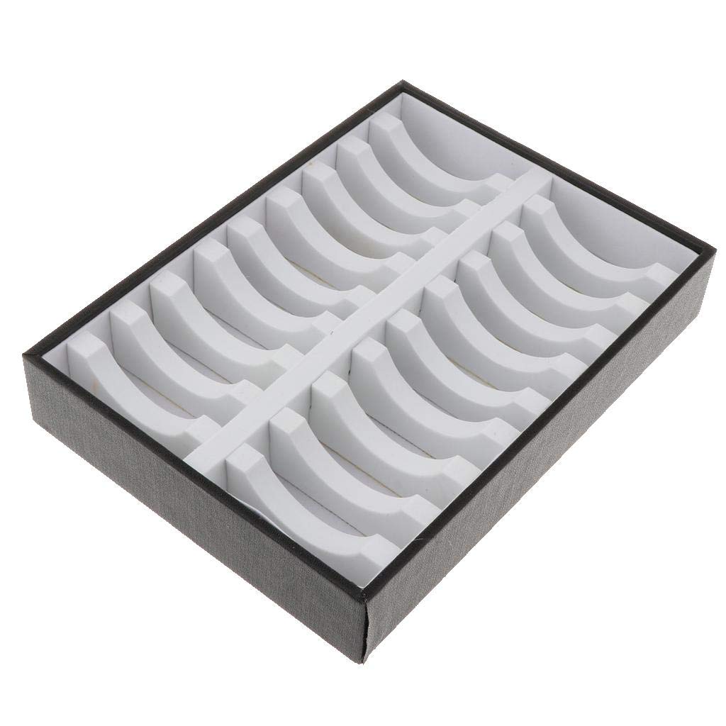 LoveinDIY 20-Slot Stackable Jewelry Organizer Tray - Bracelet & Bangle Storage Box for Dresser Drawer | Perfect for Jewelry Display, Travel & Home Organization