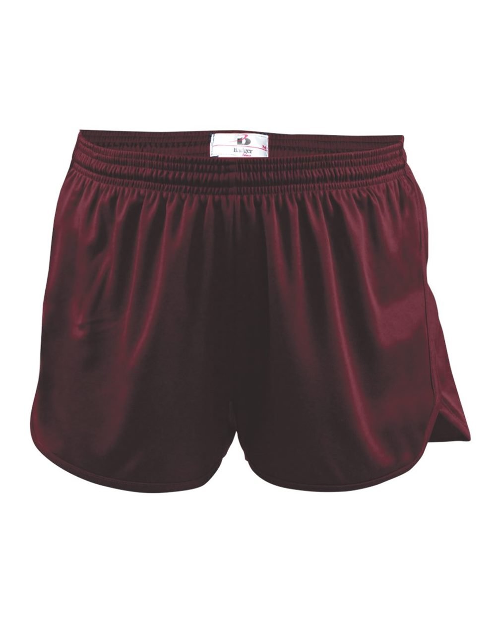 Badger Women's B-Core Performance Heat Seal Track Shorts - X-Large Maroon - Running, Gym Workout & Athletic Training Shorts for Women