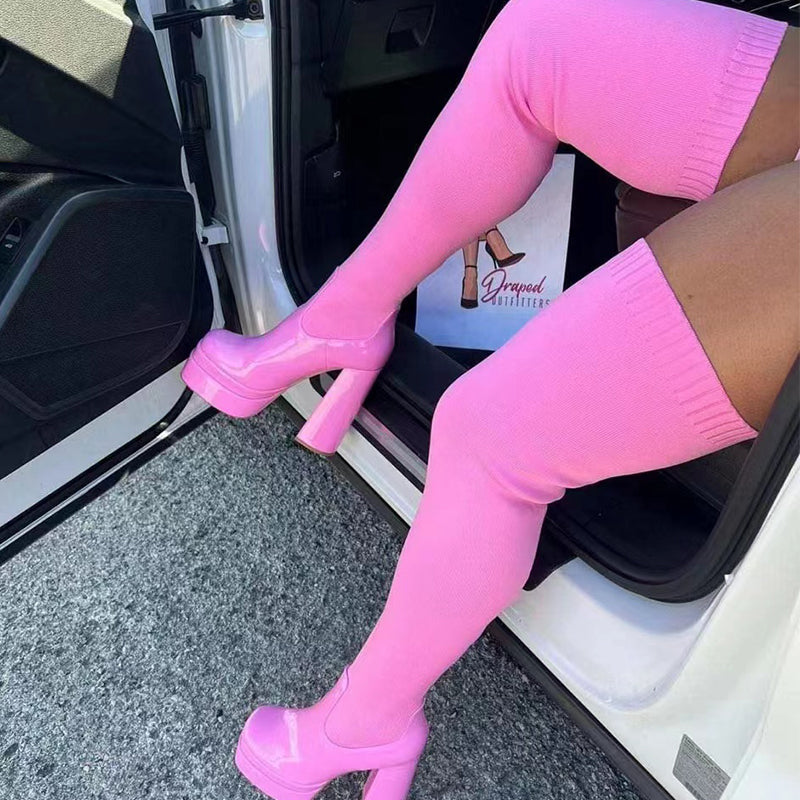 Stretch High Heel Boots for Women - Comfortable & Stylish Ankle Boots for Party, Night Out, and Office Wear