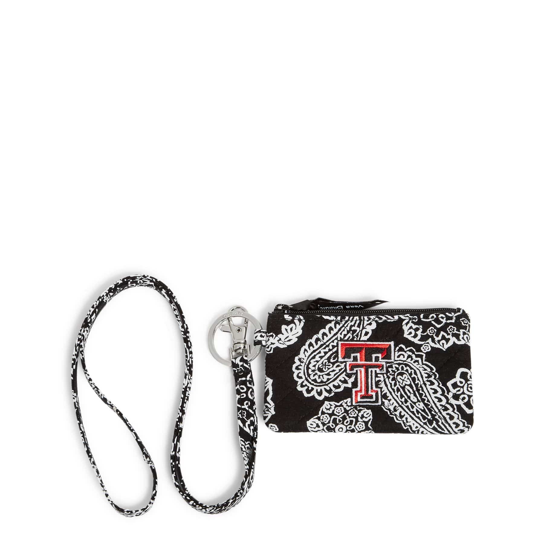 Custom Collegiate Zip ID Lanyard with Keychain - Durable School Badge Holder for Students, Teachers & Staff - Perfect for Campus, Work & Events