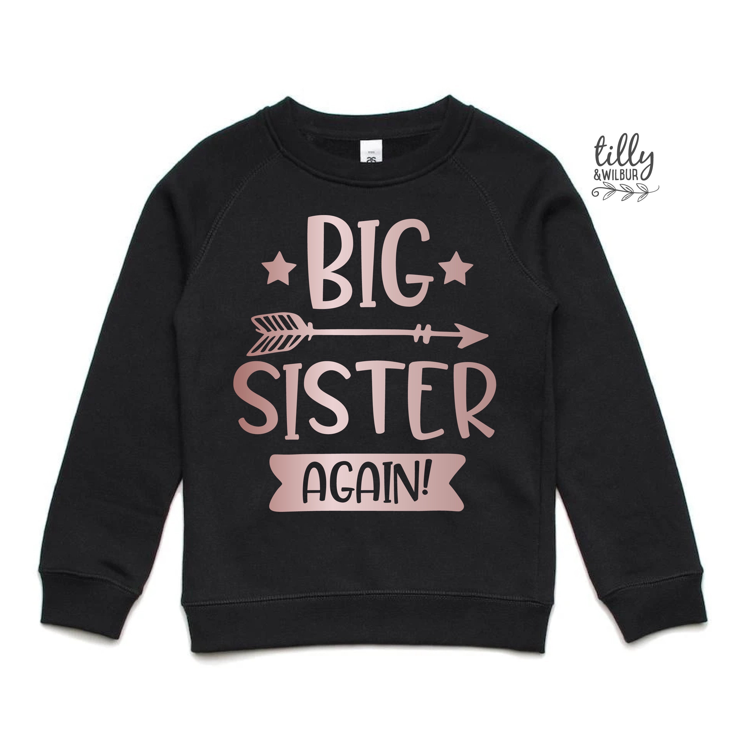 Big Sister Again Jumper - Stylish Women's Knit Sweater for Casual Wear | Perfect for Fall Outfits, Cozy Homewear & Family Gatherings