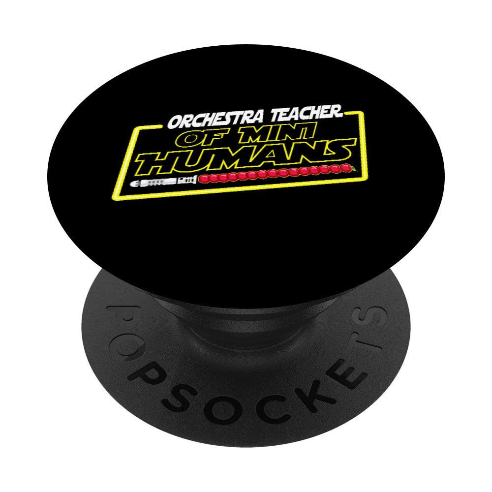 Mini Orchestra Teacher Team Gifts - PopSockets Phone Grip & Stand for iPhone, Samsung & Tablets - Perfect for Music Teachers, Students & Orchestra Lovers