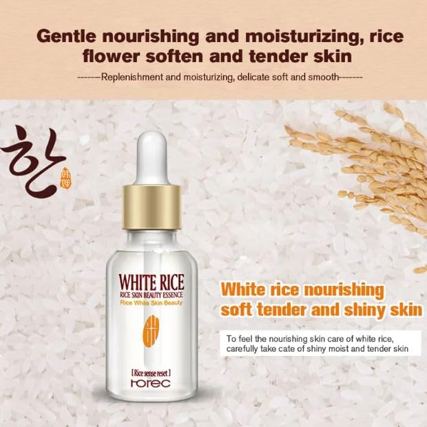 Kudh White Rice Serum for Anti-Aging & Acne - Brightening, Hydrating & Nourishing Facial Treatment (30ml) | Perfect for Daily Skincare Routine & Glowing Complexion