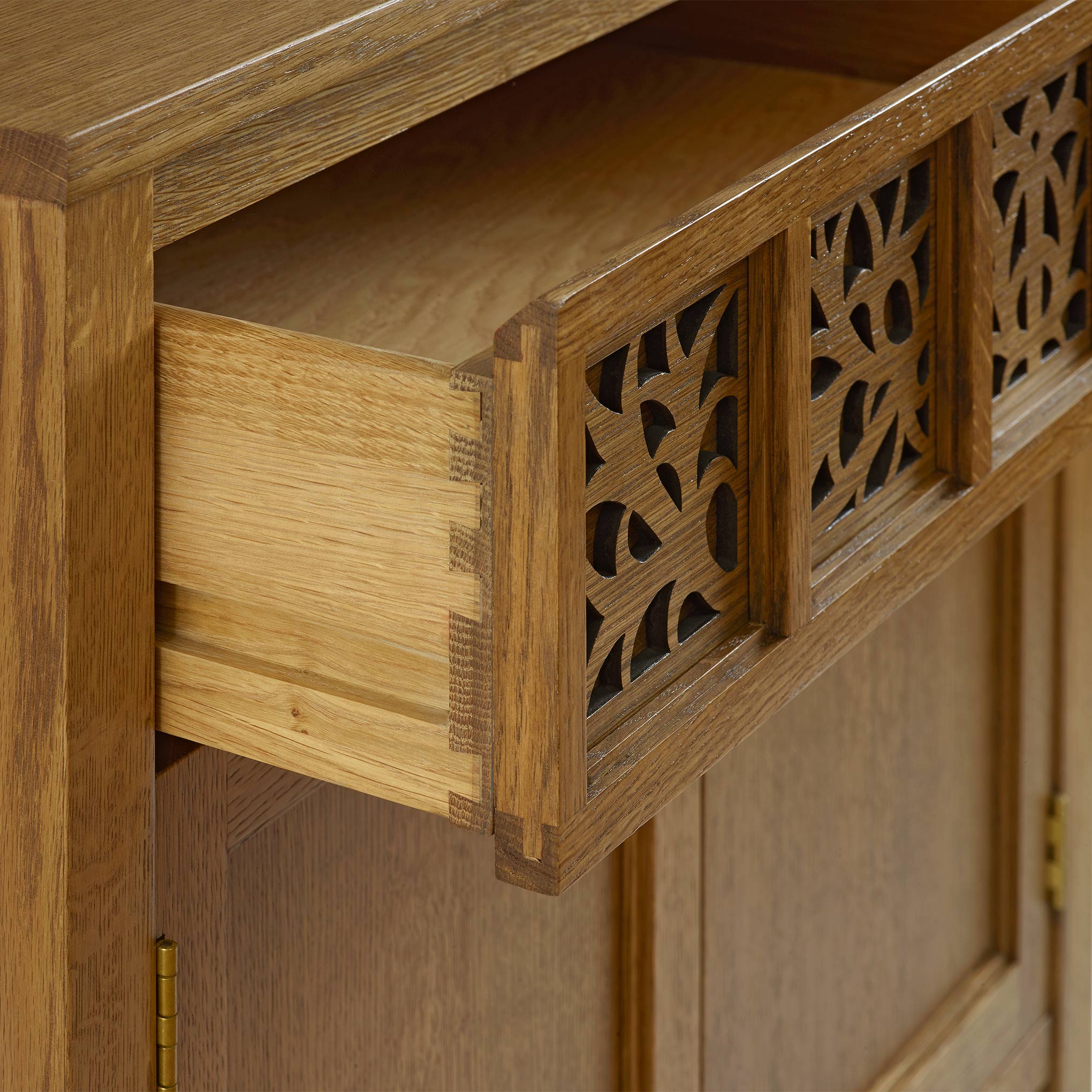 Surrey Hills Two Door Nightstand with Wood Top - Modern Bedside Table for Bedroom, Living Room, or Guest Room Storage