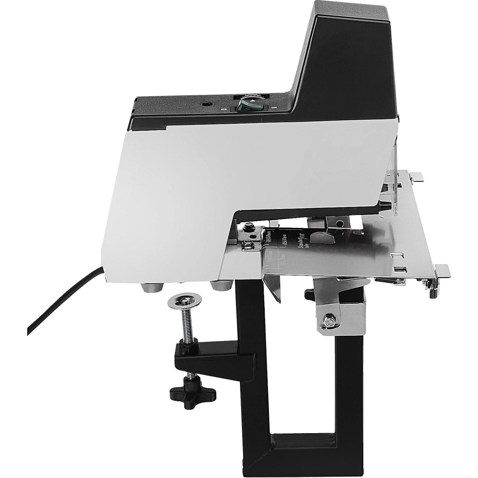 VEVOR Electric Stapler Rapid 106 Automatic Saddle Book Binder - Heavy Duty Flat & Book Binding Machine for 2-50 Sheets (110V, Black) - Perfect for Office, School, and Home Document Binding