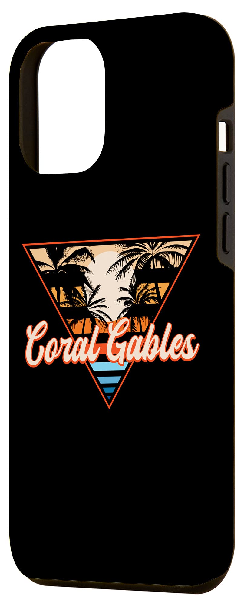 iPhone 12 Pro Max Coral Gables Florida Beach Lover Case - Miami Summer Style for Beach Bums & Outdoor Adventures