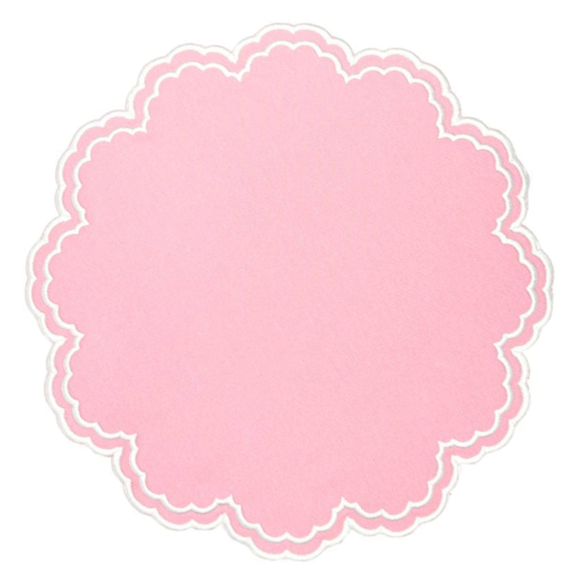 Bettina Pink Placemats Set of 4 - Waterproof & Non-Slip Dining Table Mats for Everyday Use, Parties & Home Decor