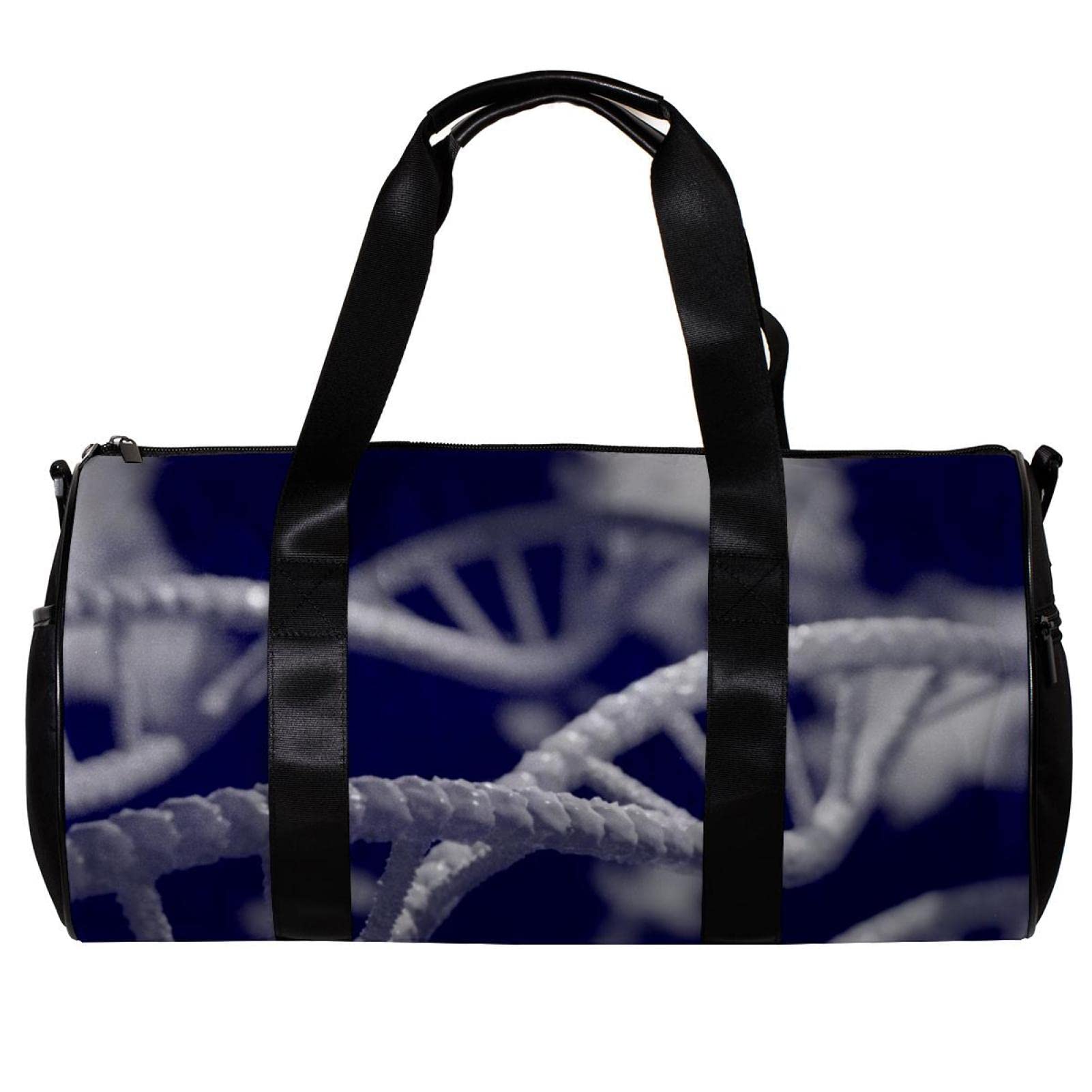 DNA Strand Gym Duffle Bag - Large Sports Overnight Weekender Travel Bag for Men & Women - Perfect for Workouts, Travel, and Weekend Getaways