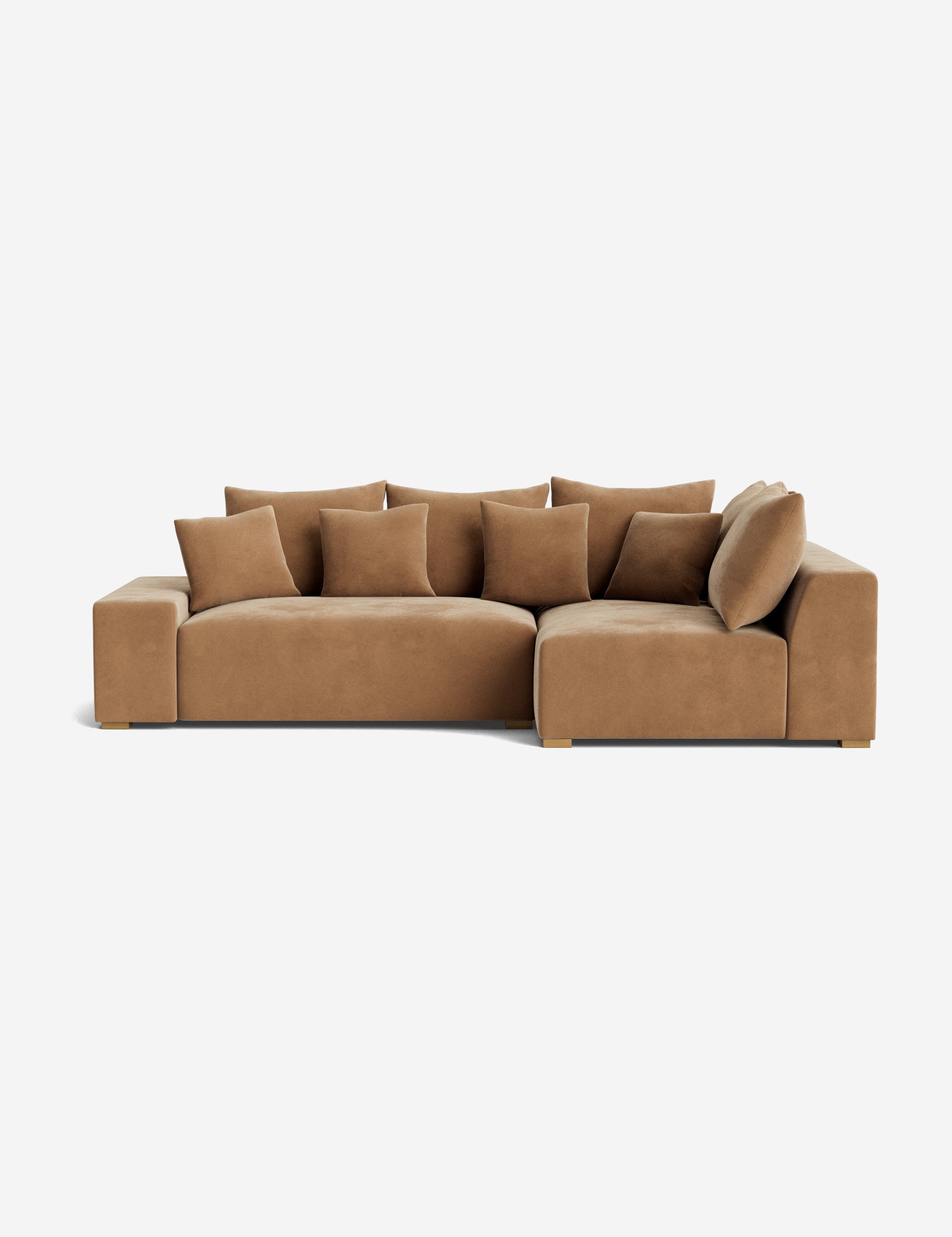 Stylish Clayton Sectional Sofa - Modern L-Shaped Couch for Living Room, Home Theater & Lounge Areas | Comfortable Fabric Upholstery & Spacious Seating