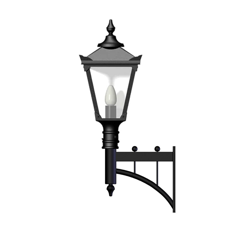 Beaconsfield 1Lt Outdoor Wall Lamp - Durable Cast Iron Exterior Light Fixture for Porch, Garden & Patio Lighting