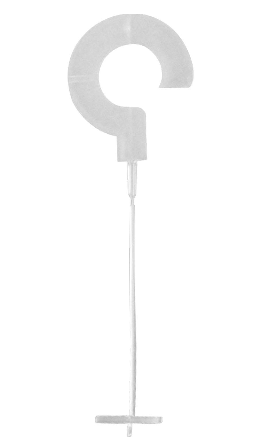 SSWBasics 2 Inch Clear Hook Tagging Fasteners - 5000 Pieces per Carton - Tagging Gun Refill for Retail, Clothing, and Price Tags - Perfect for Stores, Warehouses, and Inventory Management