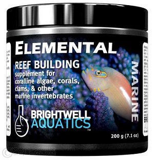 Brightwell Aquatics Elemental - Premium Reef Building Supplement for Coralline Algae, Coral Growth, Clams & Marine Invertebrates | Saltwater Aquarium Coral Care & Reef Tank Maintenance