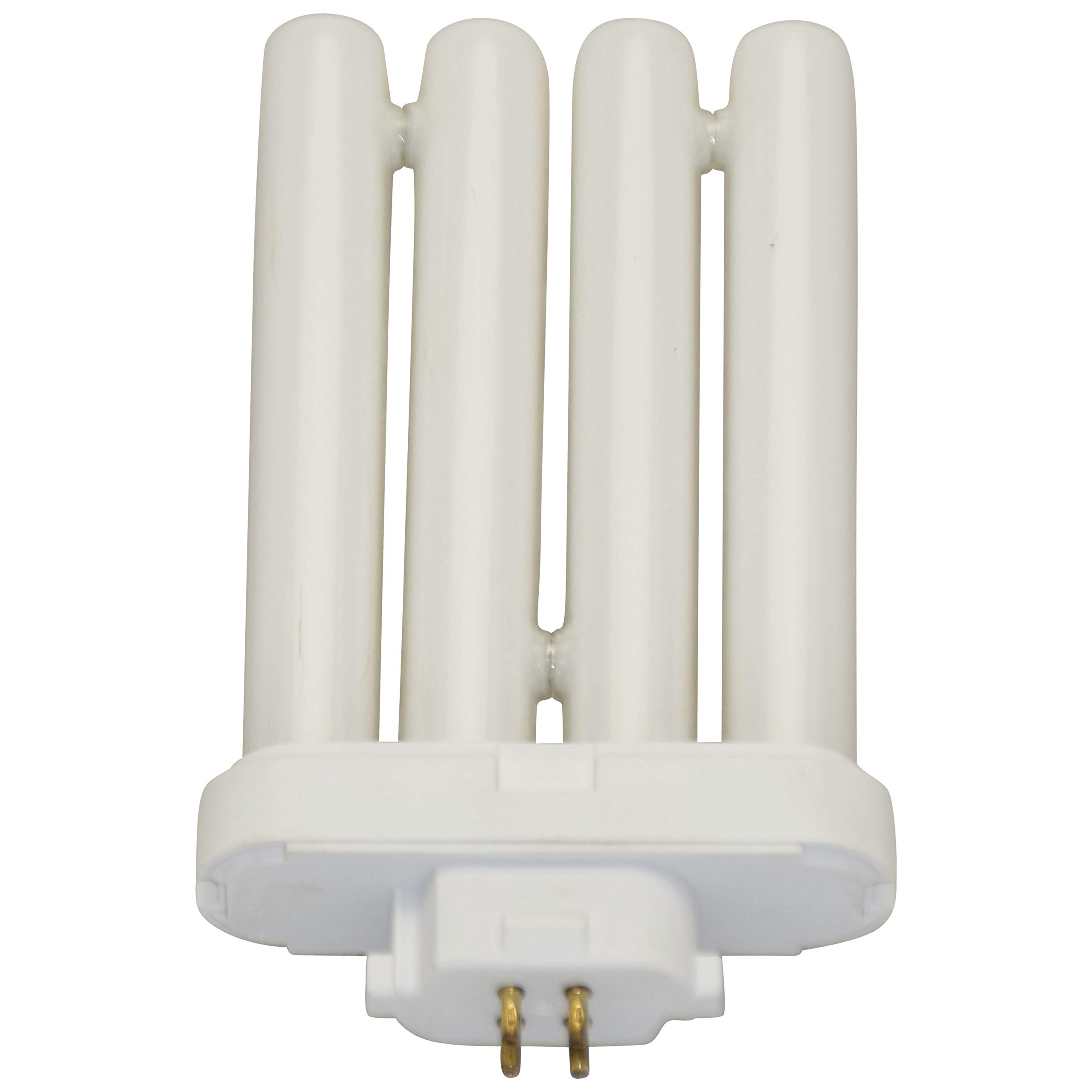 Lumenivo FML 27W 6500K Daylight Fluorescent Replacement Bulb - 4 Prong Quad Tube Plug-in CFL Grow Light for Reading Lamps, Small Floor Lights & Indoor Plant Growing - Energy Efficient 65K Bright White Bulb