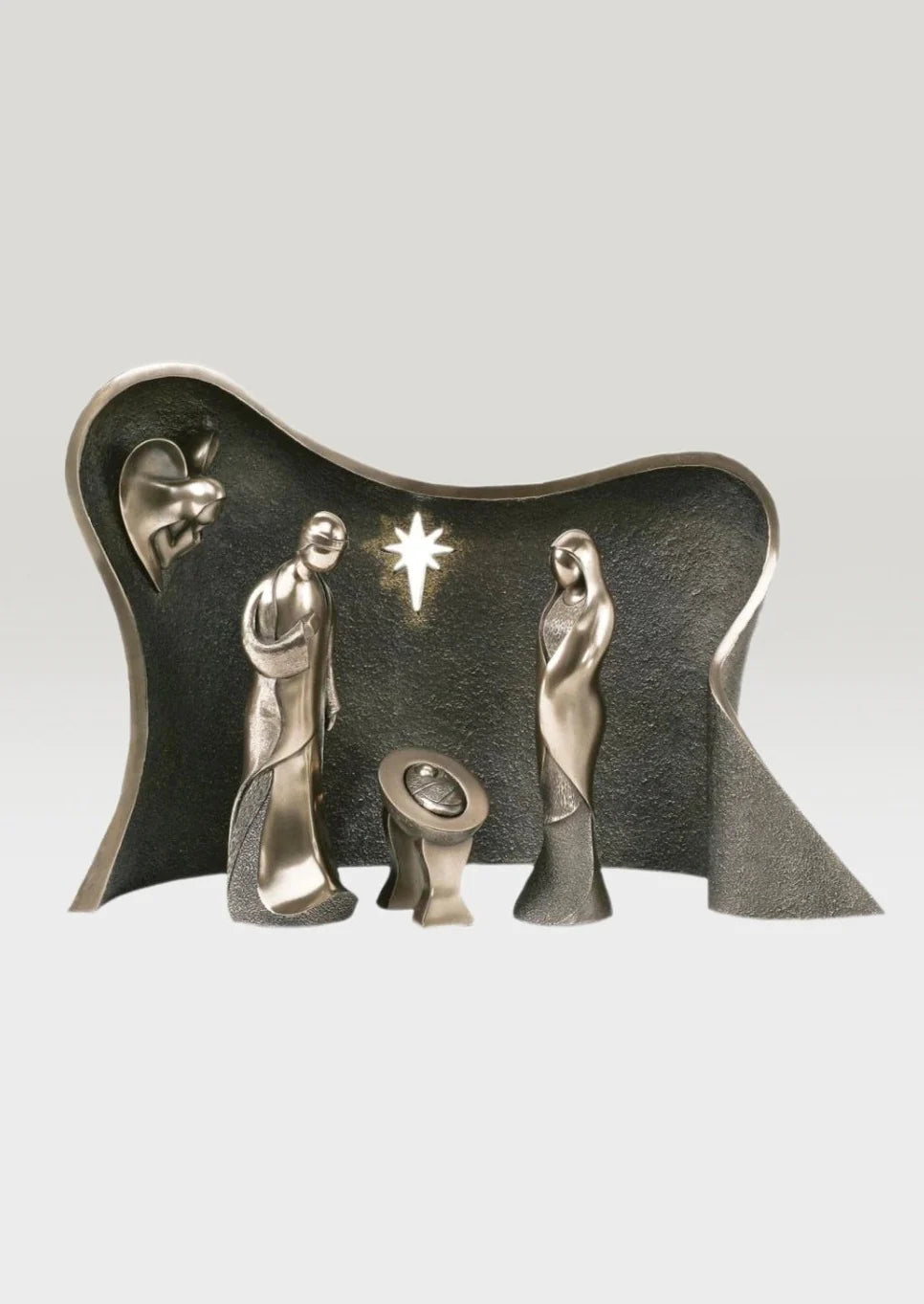 Handcrafted Genesis Nativity Crib Scene Set - Christmas Manger Stable with Holy Family Figures for Home Decor & Church Display | Perfect Holiday Decoration & Gift Idea