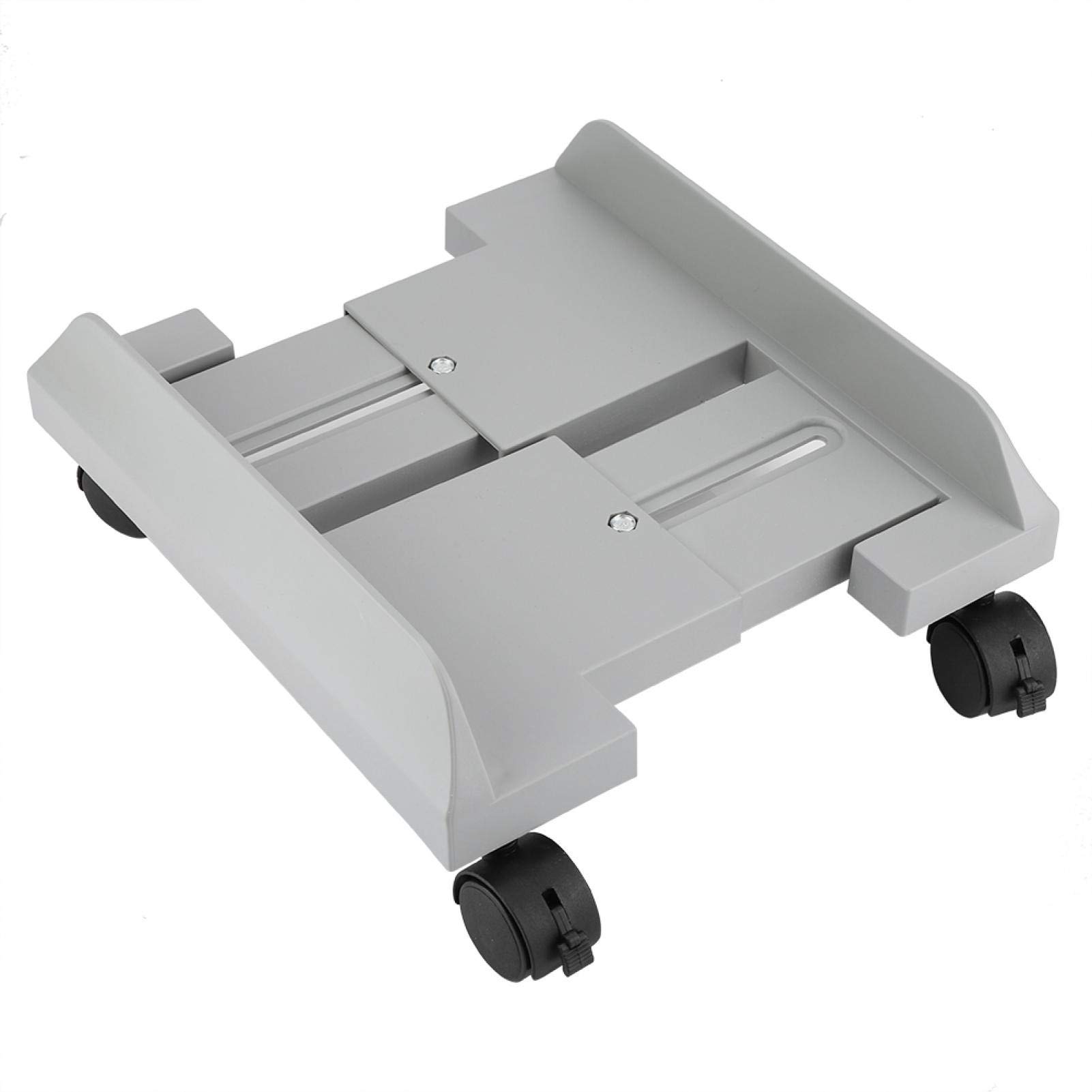 Ergonomic Computer Stand Holder - Adjustable Desktop Stand for Office & Home PC, Laptop, Mainframe - Durable White Computer Case Bracket for Better Posture & Workspace Organization