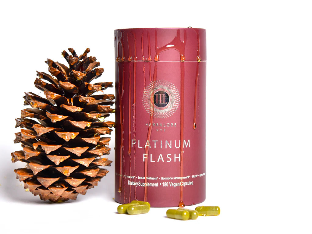 Herbalore NYC Platinum Flash Serum - Anti-Aging Face Cream with Natural Ingredients for Wrinkles & Fine Lines | Day & Night Moisturizer for Glowing Skin | Perfect for Daily Skincare Routine & Special Occasions
